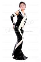 100% Latex Rubber Catsuit Dress Suit