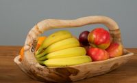 Teak Root Bowl With Handle