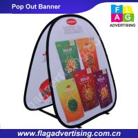 Manufacturer Portable Outdoor advertising Fabric Pop up Banner,pop out banner