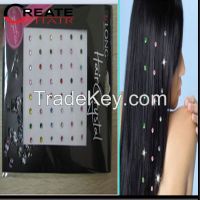 iron on hair gem/hair crystal/hair diamond