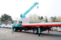 Telescopic truck-mounted crane