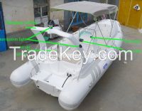 19ft 580C RIB boat /rigid fiberglass inflatable boat