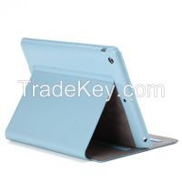 Royal Cat Ipad air Genuine Leather Case (Blue)