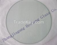 5MM thick round tempered glass