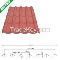 Color lasting synthetic resin roof tile-Royal style