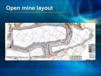 granite deposit and open mine