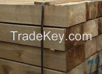 Untreated Wood OAK Railway Sleepers and Treated Available on request