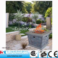 Square Garden Fire Table, Outdoor Gas