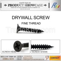 C1022 black/grey bugle philips drywall screw from china manufacturer