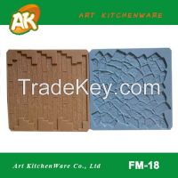 AK FM-18 Stone And Wood 2-Pc. Silicone Texture Mat Set