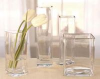 Square Glass Vases