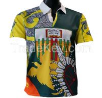 Custom Sublimated Print Polo Sports T-shirt