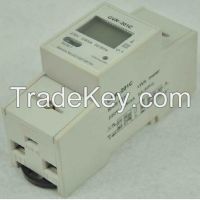 Single-Phase DIN-Rail Electricity Monitoring Energy Meter (double)