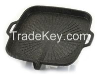 Aluminum die-casting grill pan