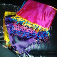 100% Pure Silk Scarves with Tassles