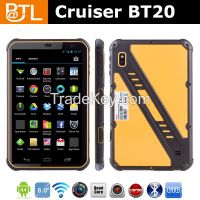 6000mah 8.0'' wifi/3g quad core 8.0MP otg Cruiser BT20 ip67 android4.4.2 rugged tablet