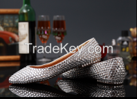 Wedding Shoes, Lace Bridal Shoes, Flat