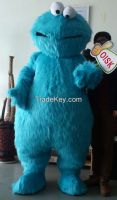 OISK Fast Free Shipping Sesame Street Blue Cookie Monster Mascot Costume Cheap Elmo Mascot Adult Cha