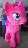 OISK pink pony mascot costume adult size free of charge