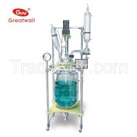 Double-layer Glass Reaction Kettle