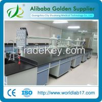 Lab Furniture/All steel laboratory central bench/Steel lab central table