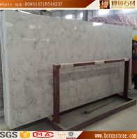 Polished Carrara white marble