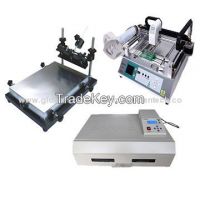 SMT Production Line, Equipped with PnP machine/Reflow Oven/Stencil Printer