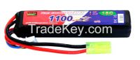 Li-Po battery 1100mah 11.1v 15c