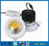 70-90lm/w CE EMC 110V CE EMC 50w led downlight cob shenzhen