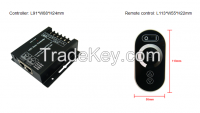 12V -24V DC,8A*3 CH,576W RF LED TOUCH DIMMER design for single color led LIGHT, RF PWM DIMMER, CE,EMC,LVD,RoHS , Warranty