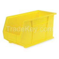 AKRO-MILS 30265YELLO F8694 Hang/Stack Bin H 9 W 8 1/4 D 18 Yel