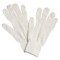NORTH BY HONEYWELL- 11RKL Knit Glove Large White Cotton/Poly PR