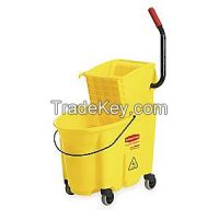 RUBBERMAID FG758088YEL Mop Bucket and Wringer 35 qt. Yellow