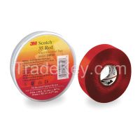 SCOTCH 3534X66RED Electrical Tape 3/4 In x 66 ft 7 mil Red