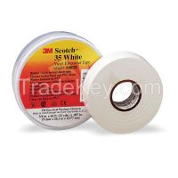 SCOTCH 3534X66WHITE Electrical Tape 3/4 x 66 ft 7 mil White