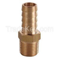 APPROVED VENDOR 6AFH6 Hose Barb 3/8 In 1/4 MNPT Brass