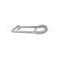 ITW BEE LEITZKE 2506 SafetyPin Zinc 0.120x2 13/16 Pk 10
