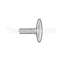 APPROVED VENDOR 2XJ22  Elevator Bolt 5/16-18 1 1/2 In OAL PK 50