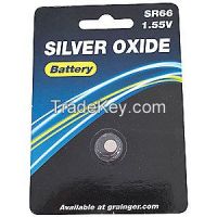 APPROVED VINDOR 5HXH4 Button Cell Battery, 377, Silver Oxide