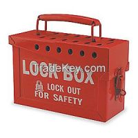 BRADY 65699 Group Lockout Box 13 Locks Max Red
