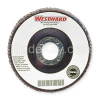 WESTWARD Mount Flap Disc, 4-1/2in, 40, Coarse