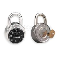 MASTER LOCK 1525 Combination Padlock Center 1 Dial SS