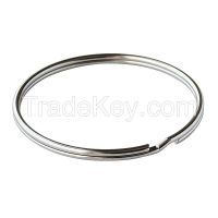 LUCKY LINE PRODUCTS 7700010  2in Split Ring Nickel-Plated Steel PK 10