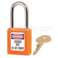 MASTER LOCK 410ORJ  D1944 Lockout Padlock KD Orange 1/4 in Dia.