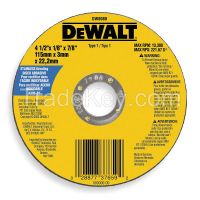 DEWALT  DW8080  Abrsv Cut Whl, 4-1/2 Dx0.093In T, 7/8In AH
