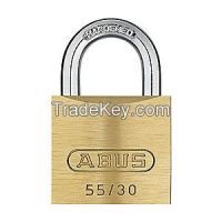ABUS 5540KA Padlock KA 13/16 In H 4 Pin Brass