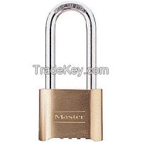 MASTER LOCK 175LHSS Combination Padlock Bottom 4 Dial Brass