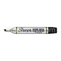 SHARPIE 15101PP Permanent Marker, Chisel, Black