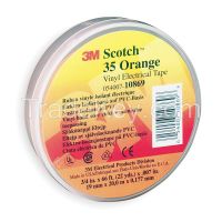 SCOTCH 3534X66ORNGE Electrical Tape 3/4 x 66 ft 7 mil Orange