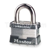 MASTER LOCK 1 Padlock KD 15/16 In H 4 Pin Steel